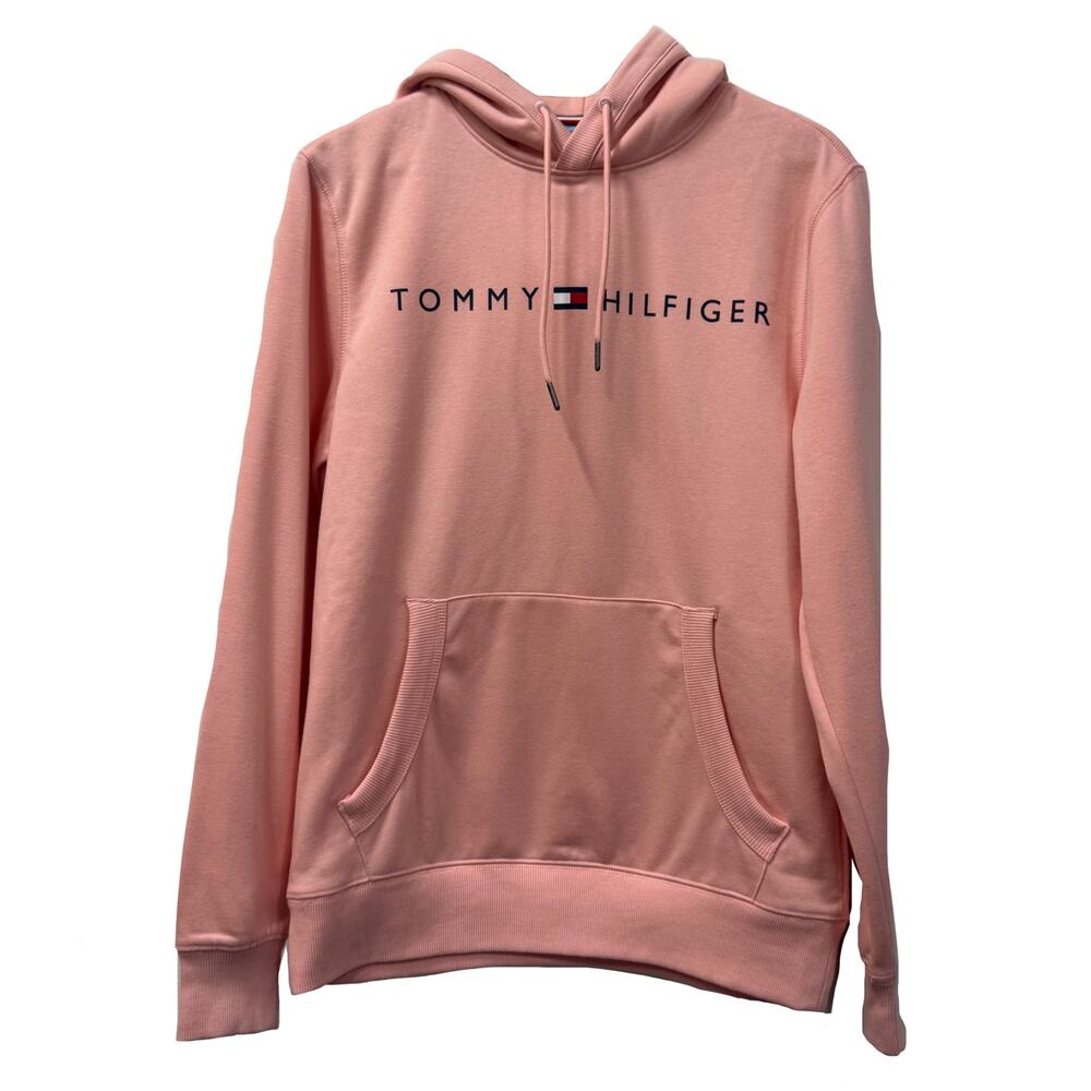 Tommy Hillfiger pink Woman's hoodie in size M